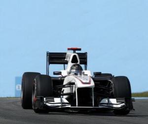 yapboz Nick Heidfeld - Sauber - Interlagos 2010